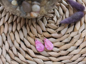 pendientes de arcilla polimérica karencita purpura