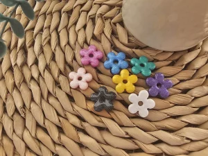 Pendientes Charms Flores