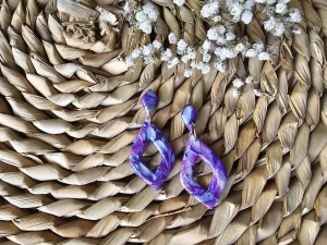 Pendientes Violeta