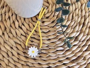 pulsera margarita amarillo